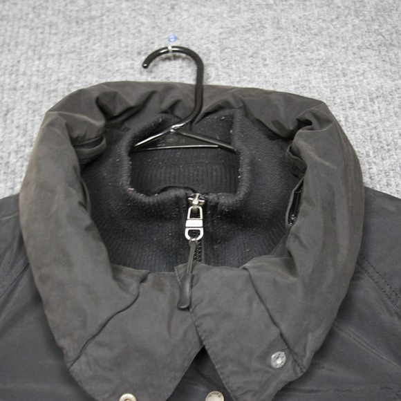 Bench Urbanwear Women Black Quilted Zip Up Jacket Size S Comfortable Streetwear - Picture 3 of 9